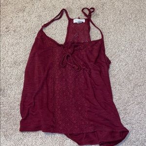 Maroon Tank Top